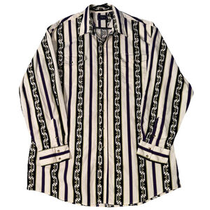 Roper VTG Shirt Men 3XLT Aztec Navajo Southwestern Pearl Snap Cowboy Rodeo